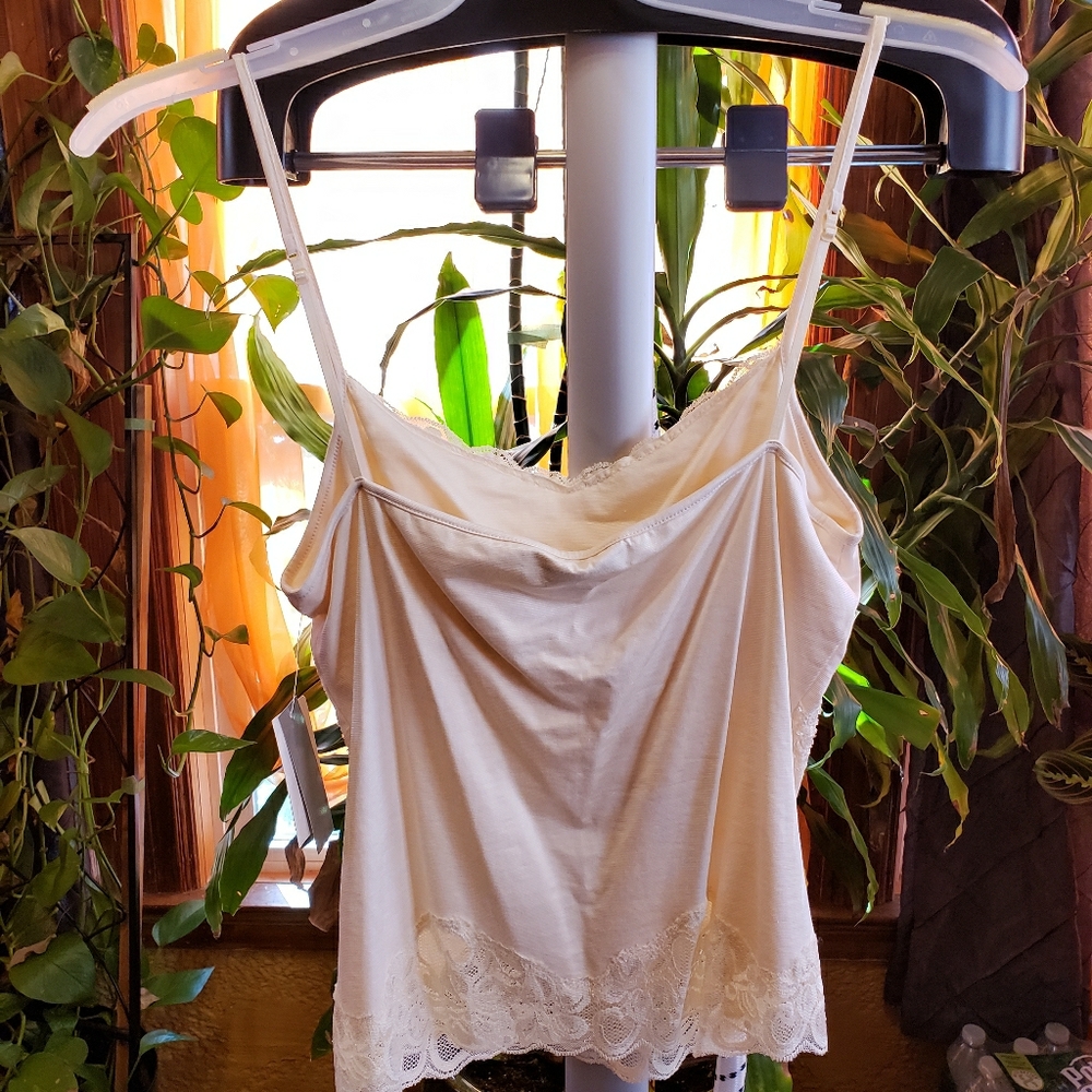 Camisole with rhinestones